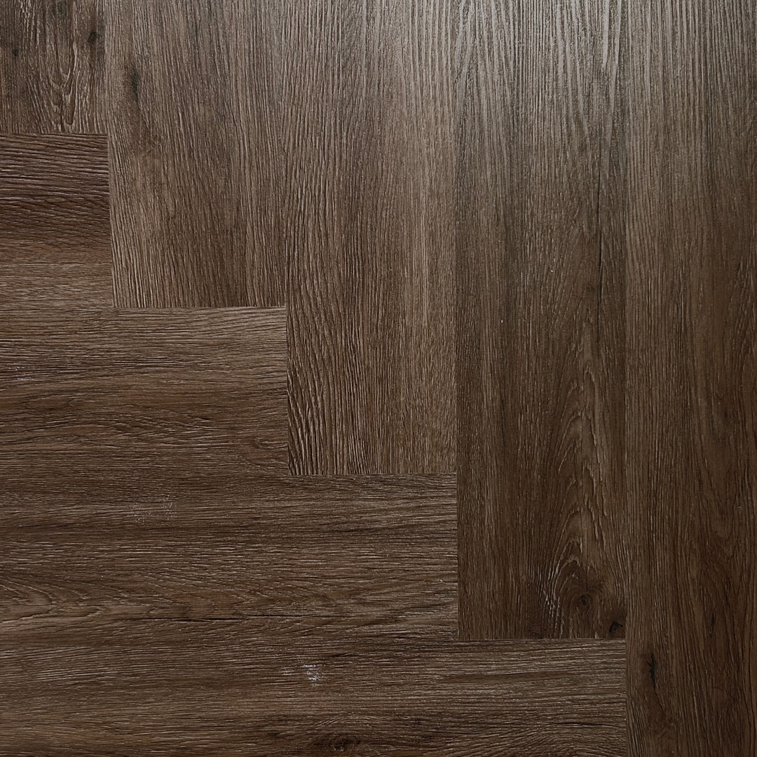 KingstonClassic SPC Herringbone Mahogany