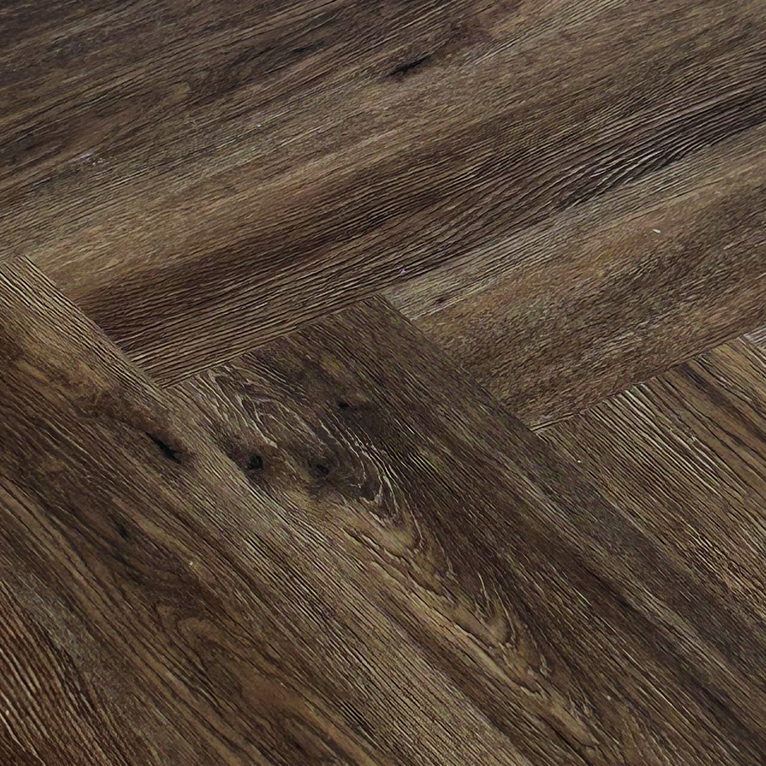 KingstonClassic SPC Herringbone Mahogany