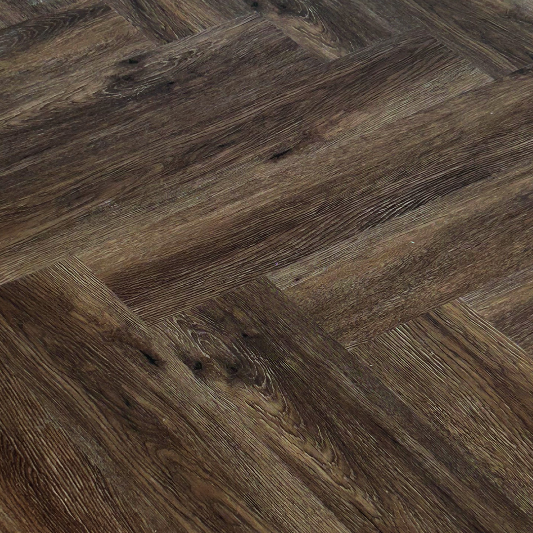KingstonClassic SPC Herringbone Mahogany